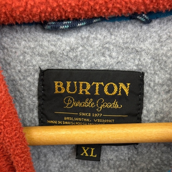 Burton Gray and Orange Raglan Sweatshirt - Picture 3 of 5